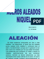 Aceros Aleados Niquel