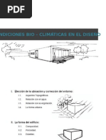 Condiciones Bioclimaticas en El Diseño