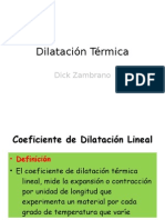 Dilatación Térmica