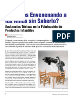 Sustancias Peligrosas en La Fabricacion de Muebles y Juguetes de Madera PDF