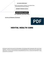 Mental Health Care in INdia