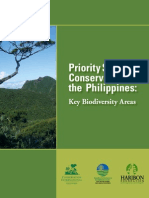 Priority Sites For Conservation in The Philippines:: Key Biodiversity Areas