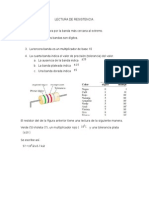 Lectura de Resistencia