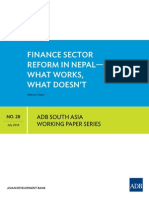 Financial SectFinancial Sector Reforms in Nepal - What Works What Does Notor Reforms in Nepal - What Works What Does Not