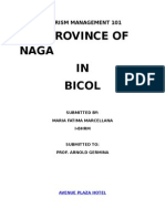 The Province of Naga IN Bicol: Tourism Management 101