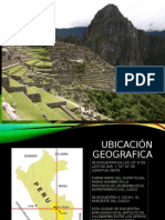 Macchu Picchu y Sus Caracteristicas