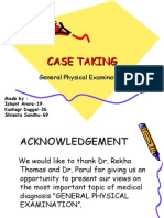 Case Taking - GPE