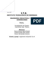 Instituto TecnolÓgico de Ensenada Ingenieria Industrial y