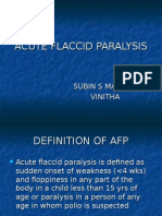 Acute Flaccid Paralysis