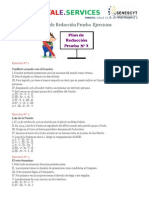 Plan de Redacción Prueba Ejercicios Estudiantes