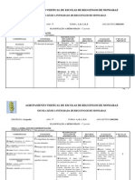 Planificação Médio Prazo - Geografia - 7ano