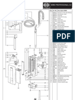 SEBO Professional G2 Vacuum Cleaner Parts List