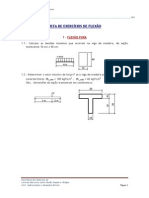 Flexão Oblíqua e Simples - Lista de Exercícios