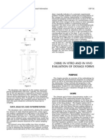 1088 in Vitro & in Vivo Evaluation of Dosage Forms - USP 36 PDF