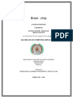 Seminar Report BRAIN CHIP