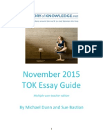 TOK Essay Guide November 2015