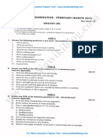 1st PU Biology March 2015 PDF