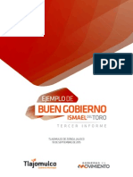 Tercer Informe de Gobierno - Ismael Del Toro 10 Sept 2015