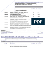 DEPARTMENT OF HUMAN SERVICES - Record Retention Schedule