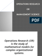 Operations Research