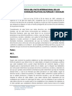 Analisis Critico Del Pacto Internacional de Los Derechos Internacionales Politcos