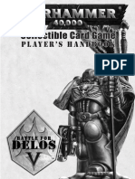 Warhammer 40K CCG - Rulebook - Delos V