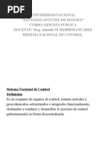 Sistema Nacional de Control