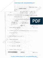 2nd PU Maths March 2014 PDF