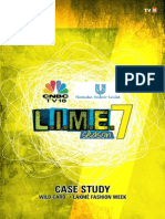 LIME 7 Case Study Lakmé Fashion Week - Wild Card