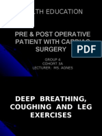 Deep Breathing, Coughing & Legs Exercises