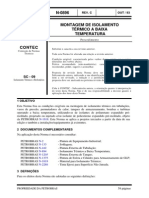 N-0896 Montagem de Isolamento Térmico A Baixa Temperatura