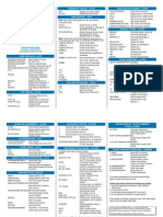 Galileo Gds Fares & Ticketing Clue Card