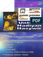 Underground Mining System