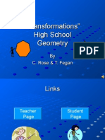 " Transformations" High School Geometry