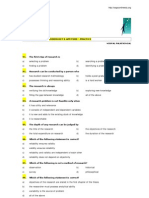 Research Methodology Practice