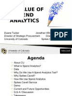 The Value of Spend Analytics Webinar 11-19-2014