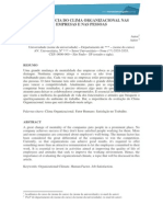 Clima Organizacional Nas Empresas