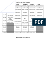 Ms Cschedule