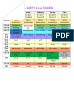 Smiths Schedule 2015-2016