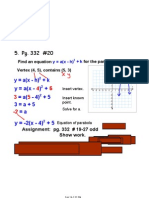 Alg. II-9 Notes March 9