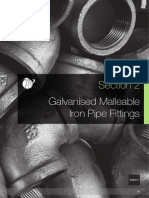 Galvanised Malleable Iron Pipe Fitting