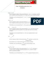 Class - IX Mathematics (Ex. 2.1) Answers