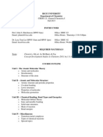 CHEM 121 Fall 2015 Syllabus