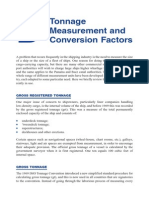 Appendix B Tonnage Measurement and Conversion Factors