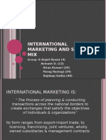 International Marketing and Strategy Mix