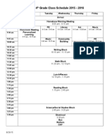 Santos4thgradeschedule15 16