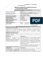 Mejoramiento de Los Ingresos de Las Familias Productoras de Cuyes Bolognesi - Ancash"