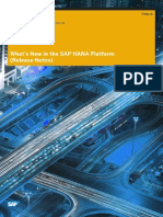 Whats New SAP HANA Platform Release Notes en