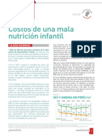 Costos de La Mala Nutrición Infantil