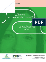 Cáncer de Mama ESMO/ACF Patient Guide Series Basada en Las Guías de Práctica Clínica de La ESMO